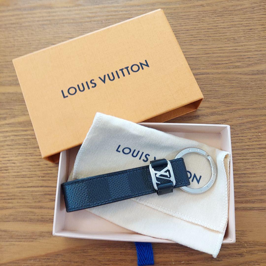 美品✨Louis Vuitton レザー キーホルダー キーリング ドラゴンヌ