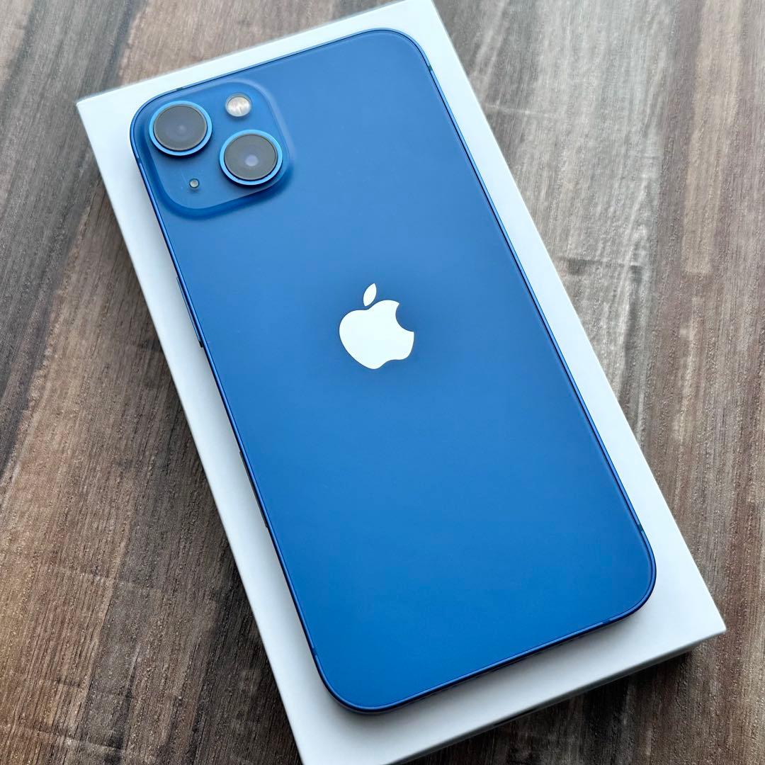 【格安美品☆】iPhone13 本体 Blue 128GB SIMフリー