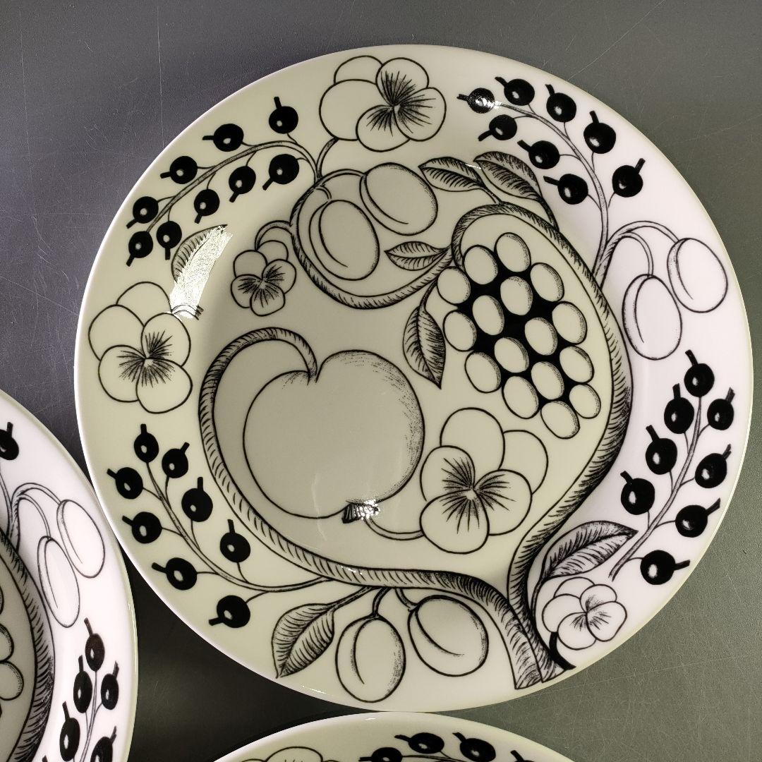 A1239-2/ARABIA/アラビアブラックパラティッシプレート3客/26cm