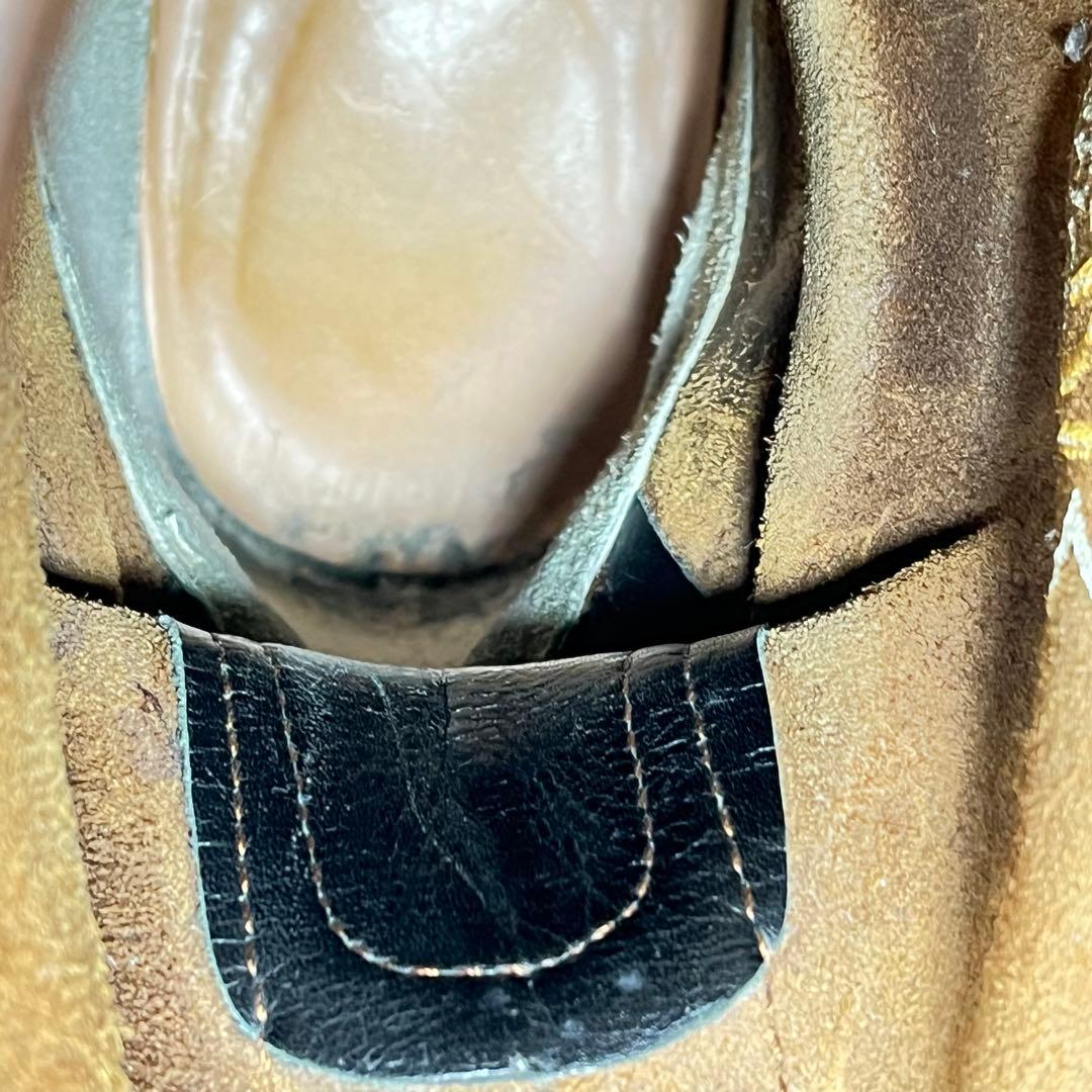 【美品】Sendra エンジニアブーツ　スチールトゥ　刺繍　ベッカム 27.5㎝