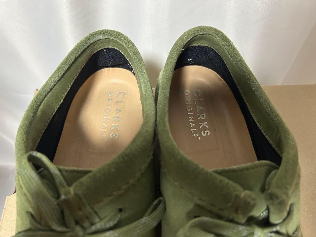 靴 Clarks WALLABEE GTX LODEN GREEN 28cm