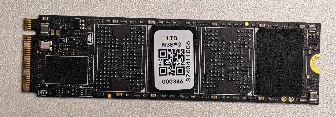 fanxiang M.2 SSD 1TB Pcie3.0 使用時間短い