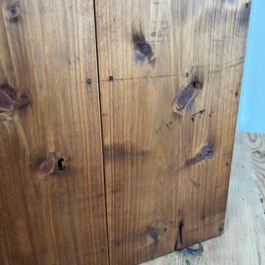 アンティーク 開戸棚 チェスト キャビネット 本棚 昭和レトロ z676