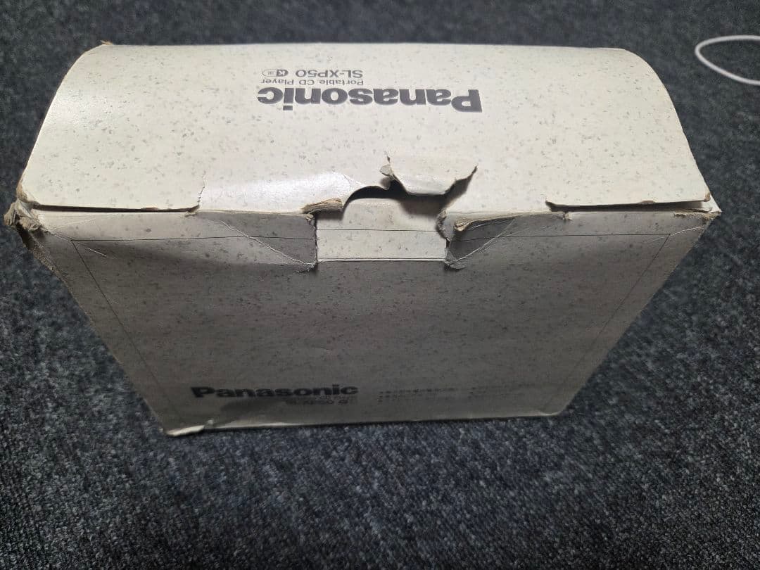 Panasonic ポータブルCDプレーヤー SL-XP50 箱 説 ケーブル付