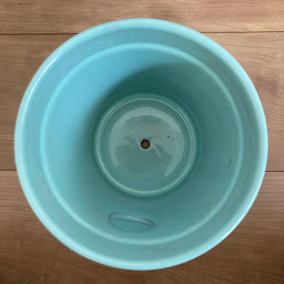 Tiffany & Co. ティファニー　植木鉢　ブルー　陶器