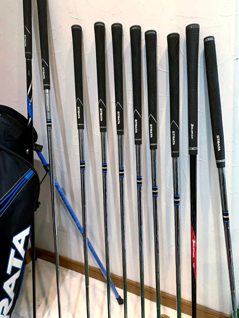 希少　左　レフティ　キャロウェイ　ストラータ　ゴルフクラブ 本格フルセット