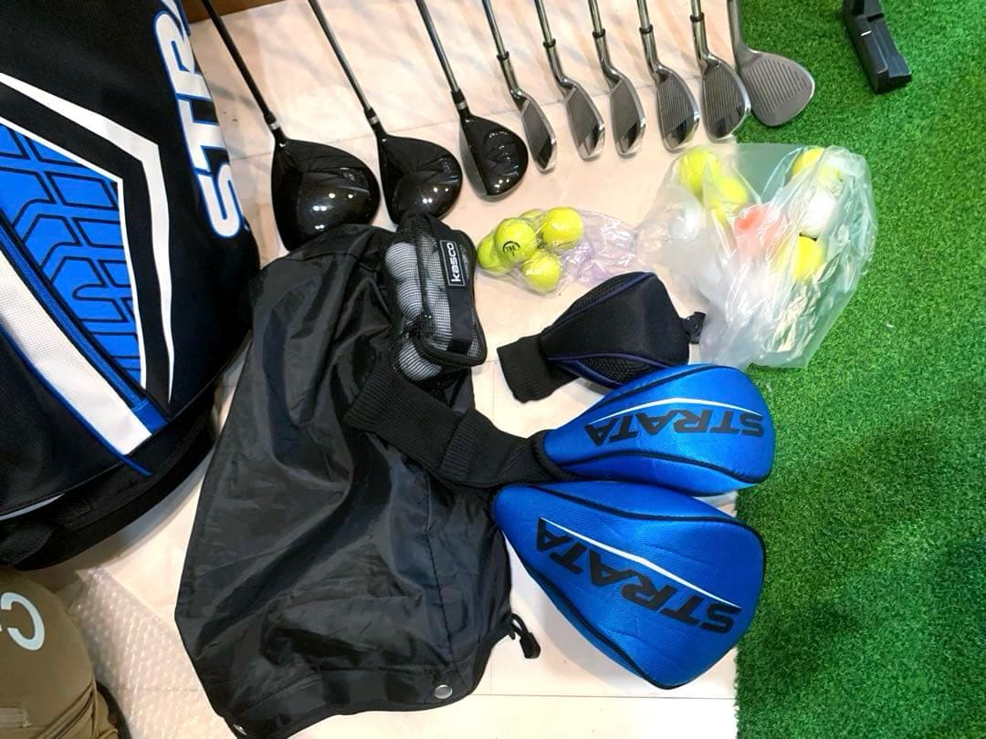希少　左　レフティ　キャロウェイ　ストラータ　ゴルフクラブ 本格フルセット