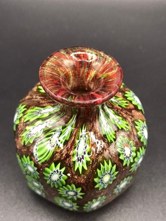 再値下！【Vintage】MURANO ムラーノ　花瓶　ミニ花瓶