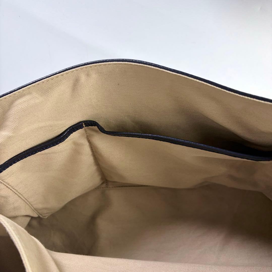 daimaruyaザラネート ポスティーナ L ネイビー 大容量 ショルダ