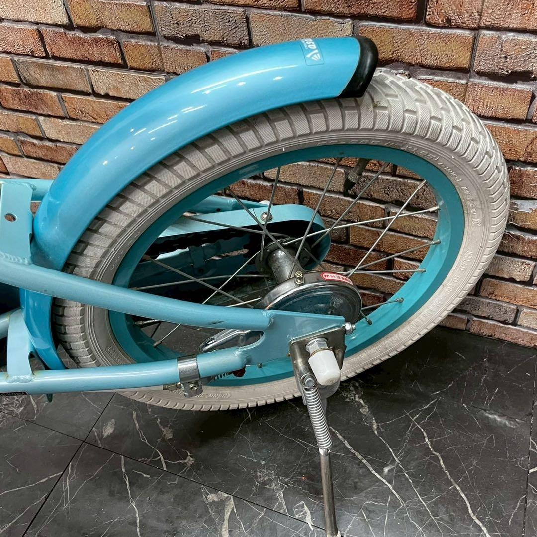 【76】子供用自転車 子供車 DUALLY 水色 16インチ シングル