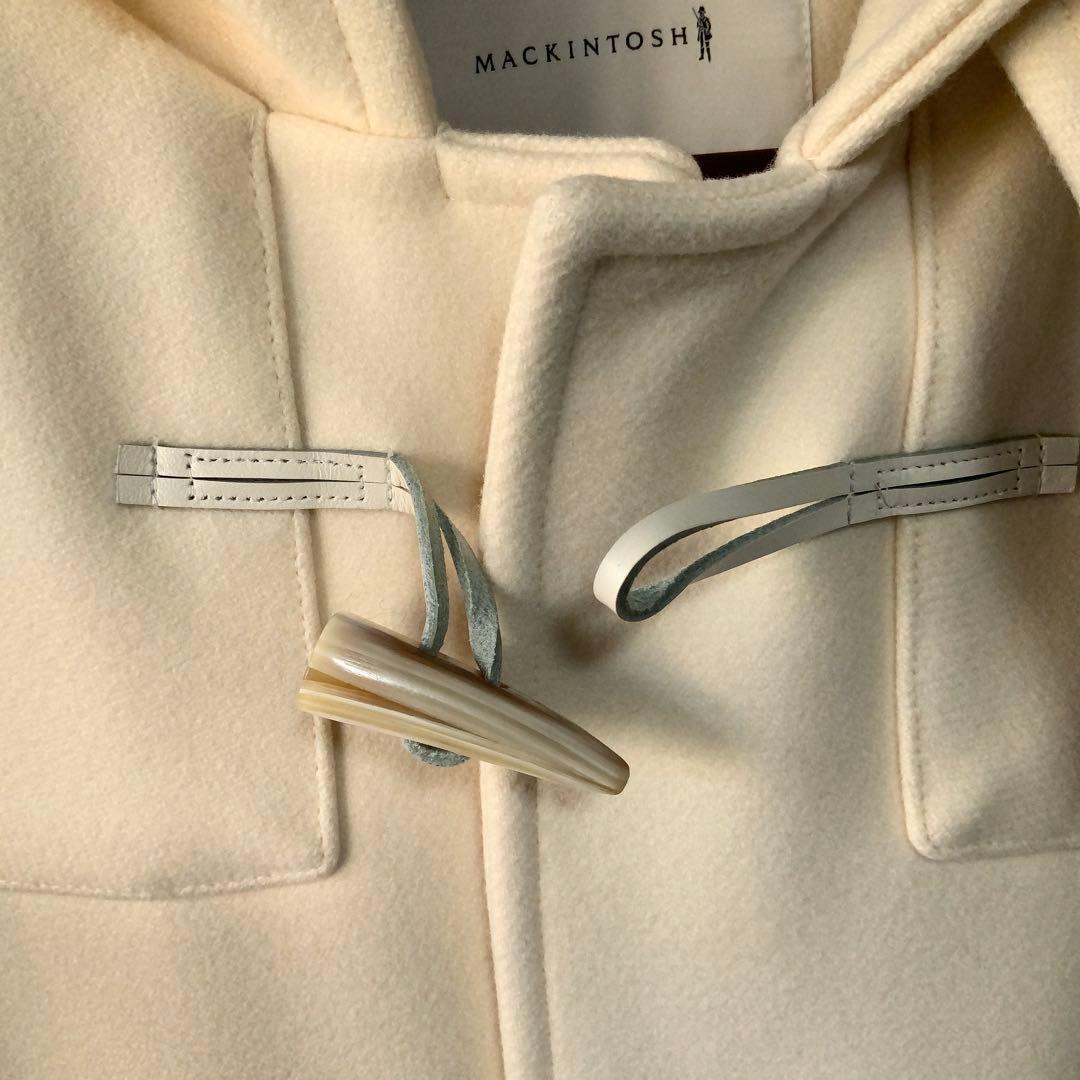 極美品Mackintoshマッキントッシュ ダッフルコート38オフホワイト英国製