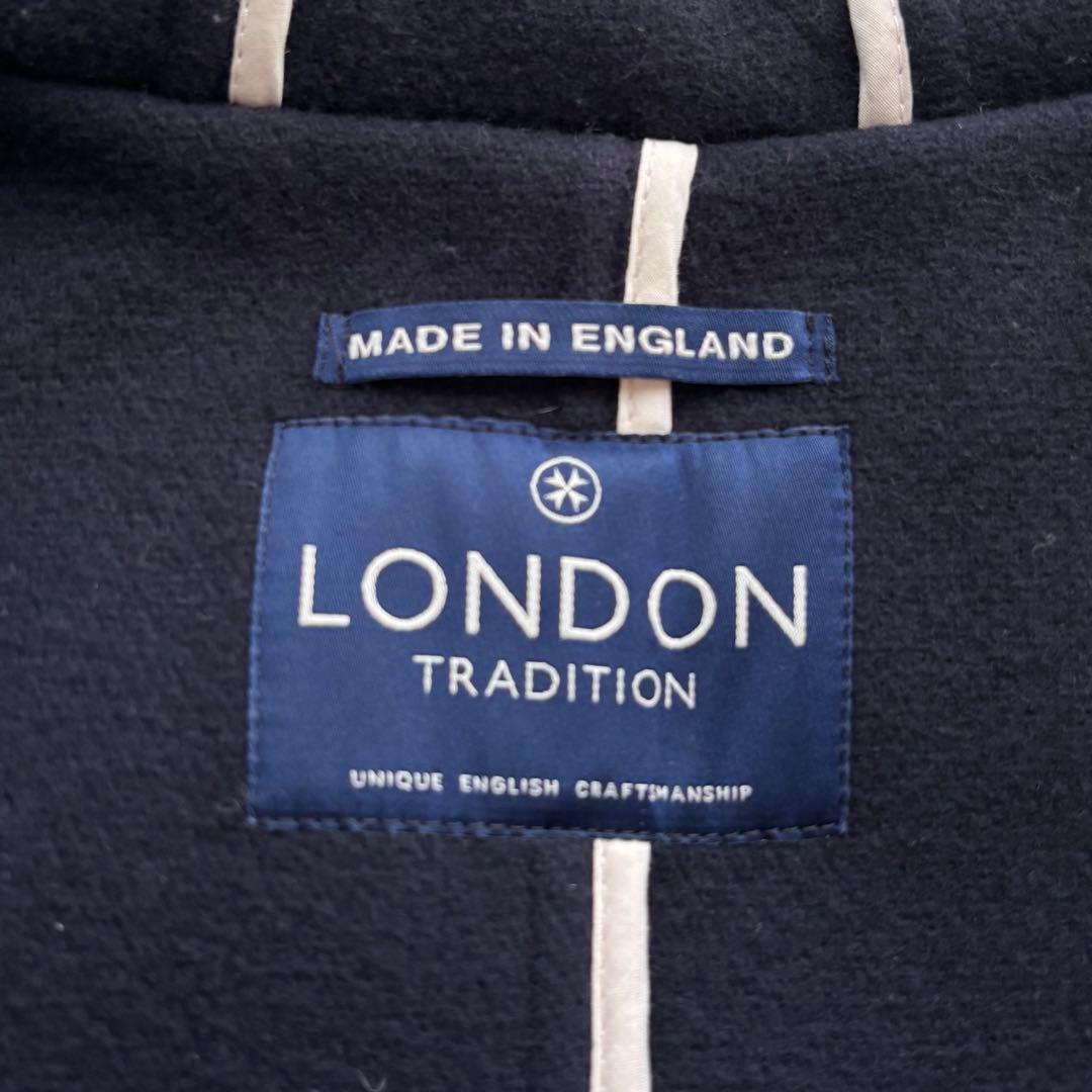 LONDON TRADITION✖️EDE & RAVENSCROFTダッフル 紺