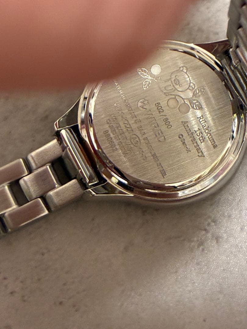 リラックマ 腕時計 WIRED f リラックマ15周年記念