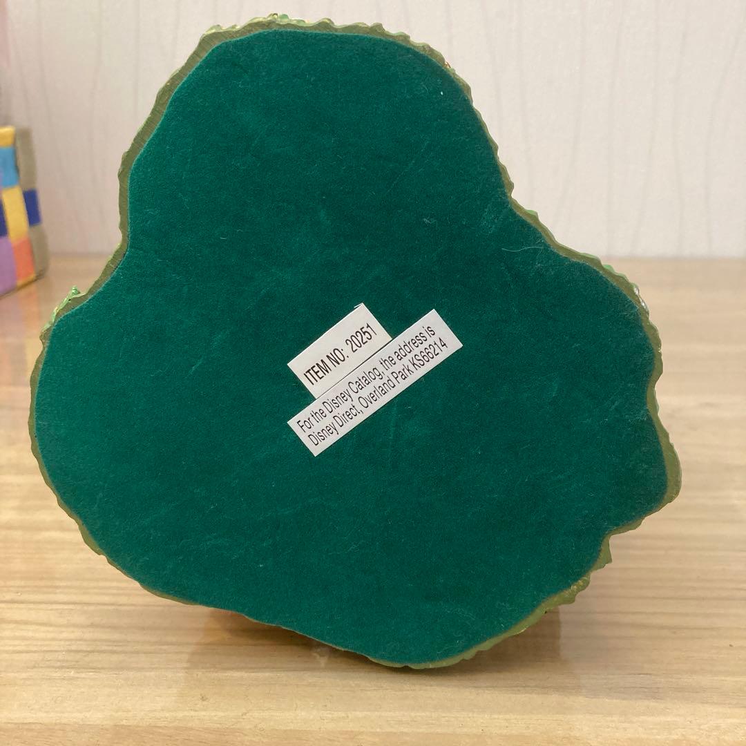 ディズニー　白雪姫小人(先生)時計付き小物入れ花瓶フィギュア