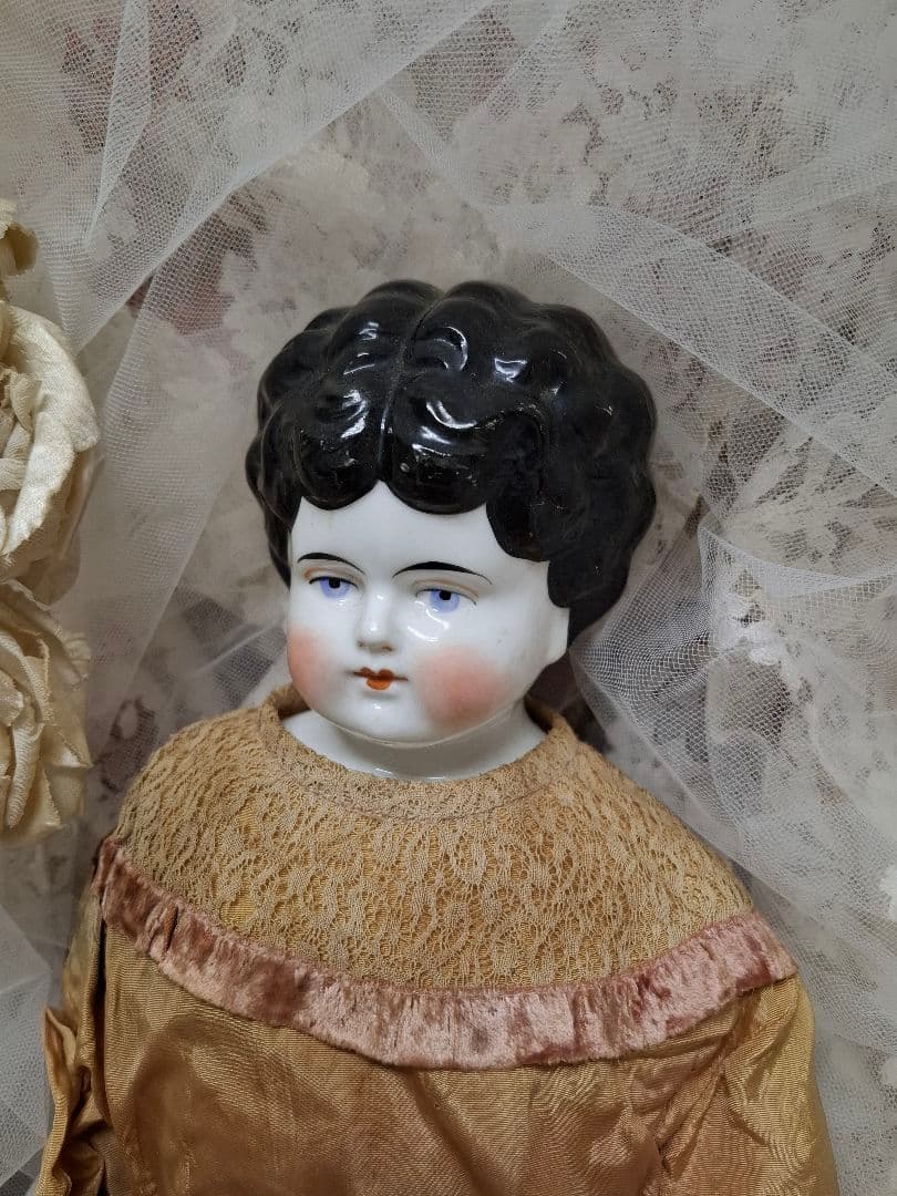 アンティーク★チャイナヘッドドール★ミニョネット★ジュモー