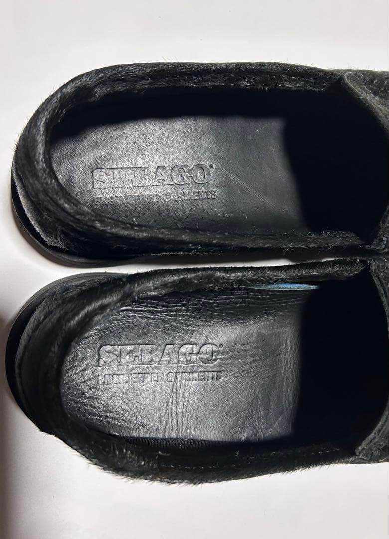 engineered garments × SEBAGO 黒 ハラコローファー