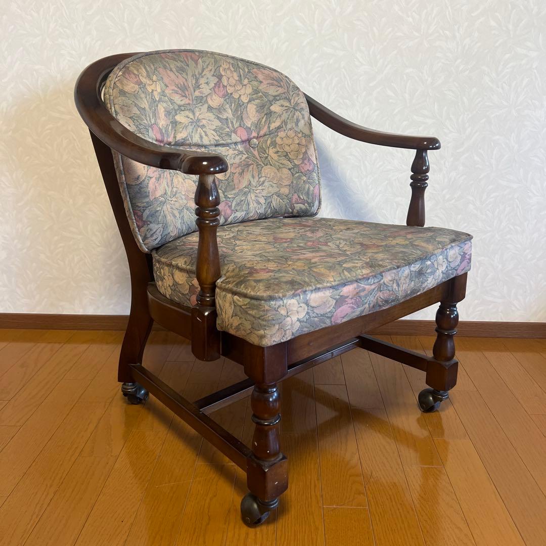 karimoku カリモク コロニアル オールド アームチェア 椅子 1人掛け②