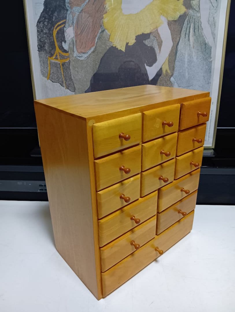 希少　北欧　ナチュラル　シンプル　モダン　メープル　無垢材　小引き出し