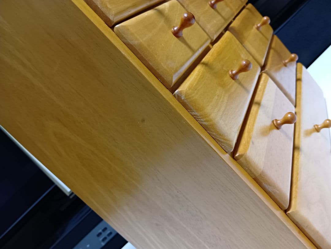 希少　北欧　ナチュラル　シンプル　モダン　メープル　無垢材　小引き出し