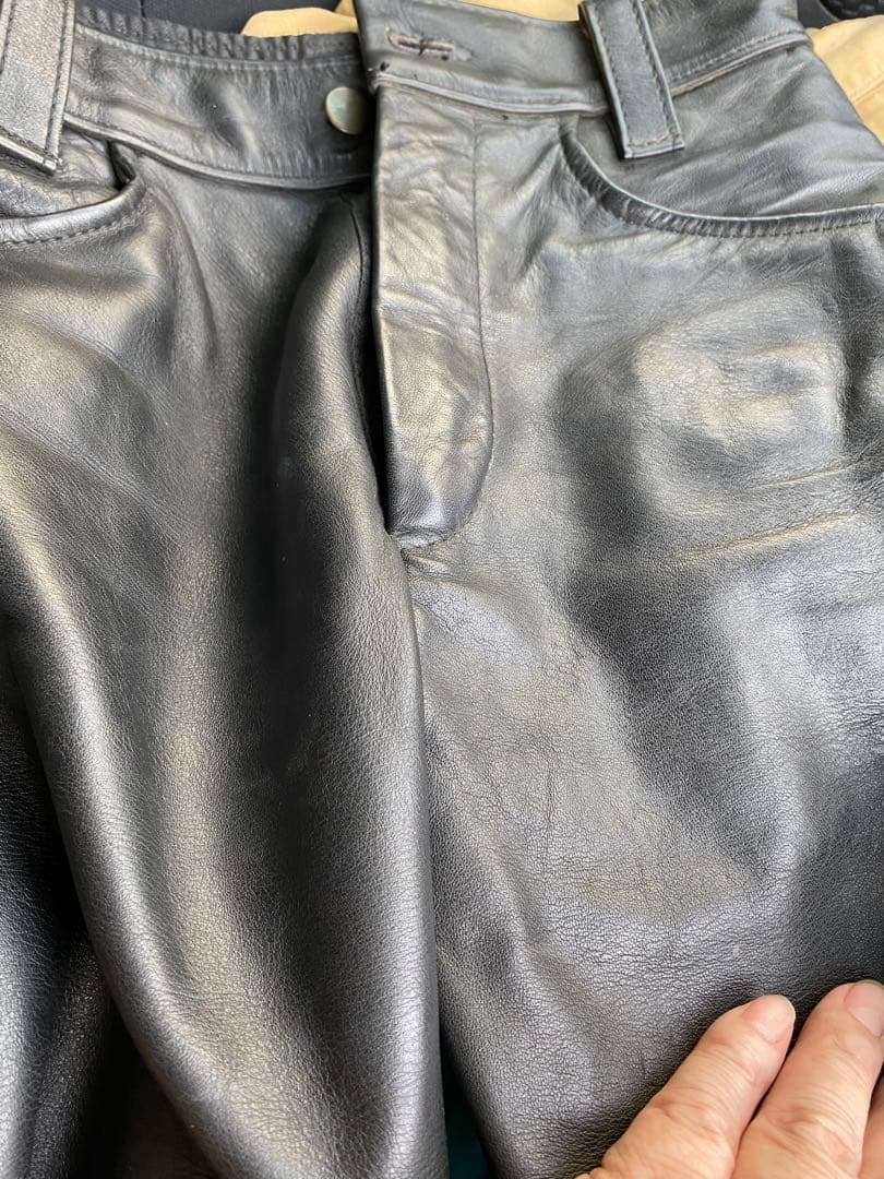 VANSON LEATHER PANTS 26インチ