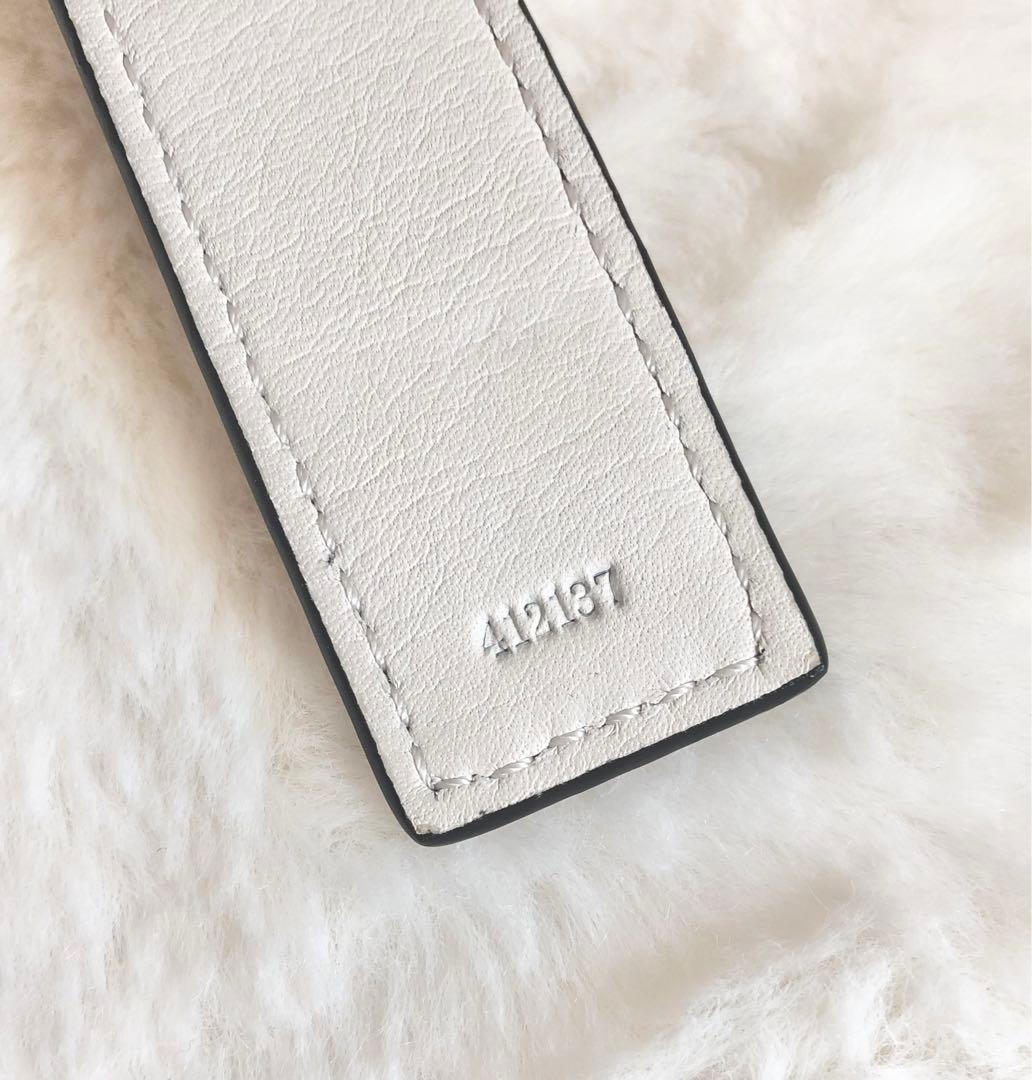 【極美品】ロエベ LOEWE カゴバッグ ホワイト Sサイズ