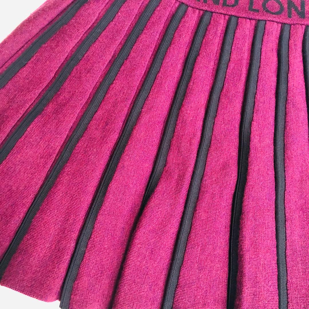 MARK AND LONA マークアンドロナ　ゴルフスカート　ニットスカート