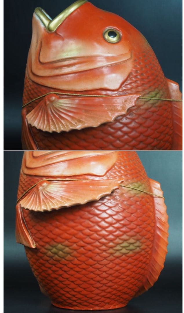 送料無料　明治時代　九谷恵比寿様　高さ31ｃｍ　迫力満点★大珍品★超レア★