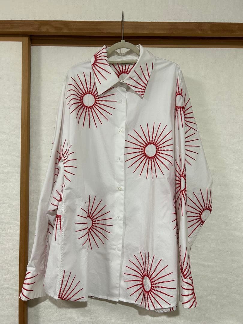 【B品特価】DRIES VAN NOTEN／ドリスヴァンノッテン／刺繍シャツ