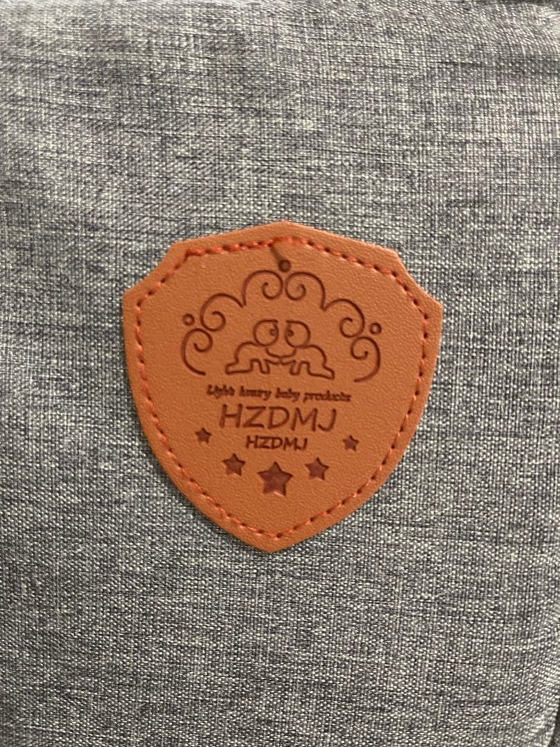 HZDMJ ベビーベット グレー 蚊帳付き 袋付き