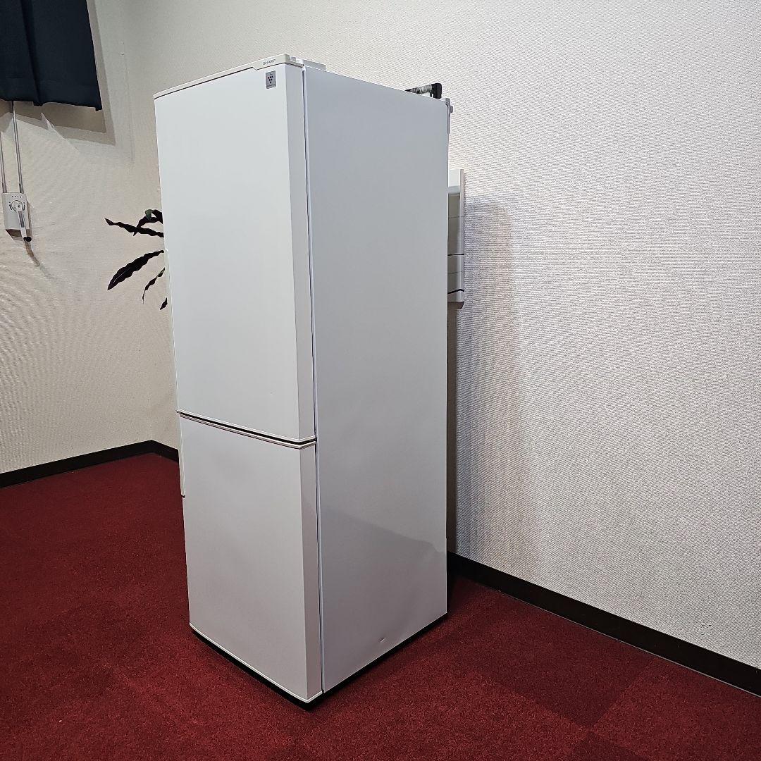 ホワイト 2ドア冷凍庫 シャープ•プラズマクラスター SHARP