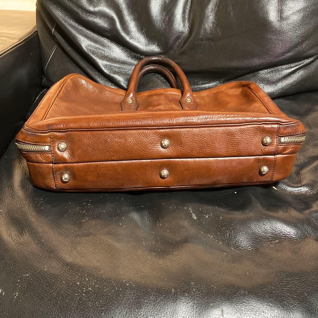 【値下げ】万双シモーネＢＯＸダブル天ファスナー　ダークブラウン