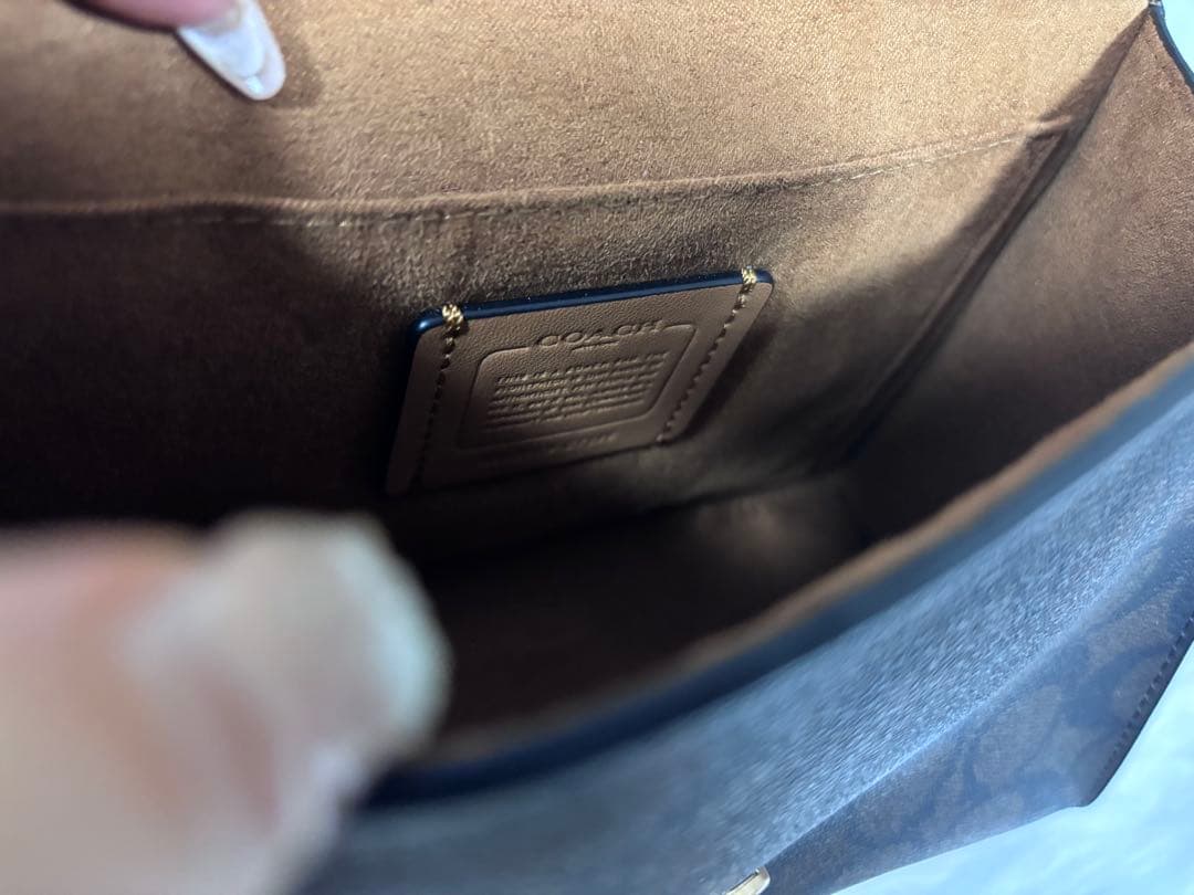 COACH 2wayバッグ ペッパーサッチェル