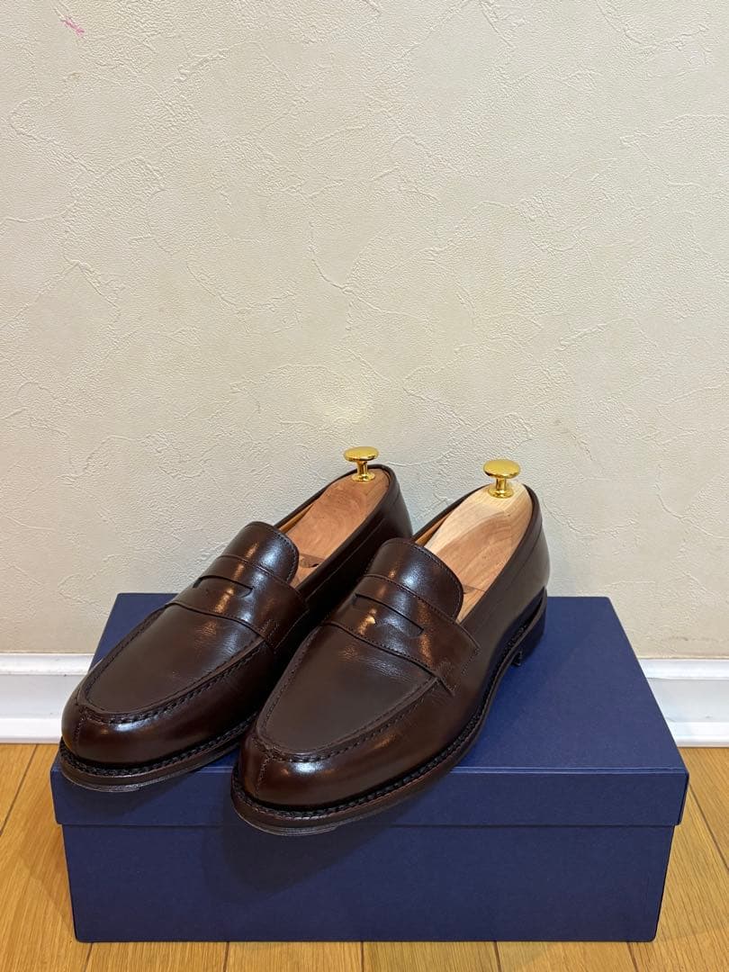 【JALAN SRIWIJAYA】スチール付き　ローファー ブラウン