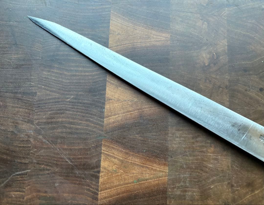 正本　最上　切付　筋引　270mm 9寸　包丁　全鋼　ハガネ　スライサー