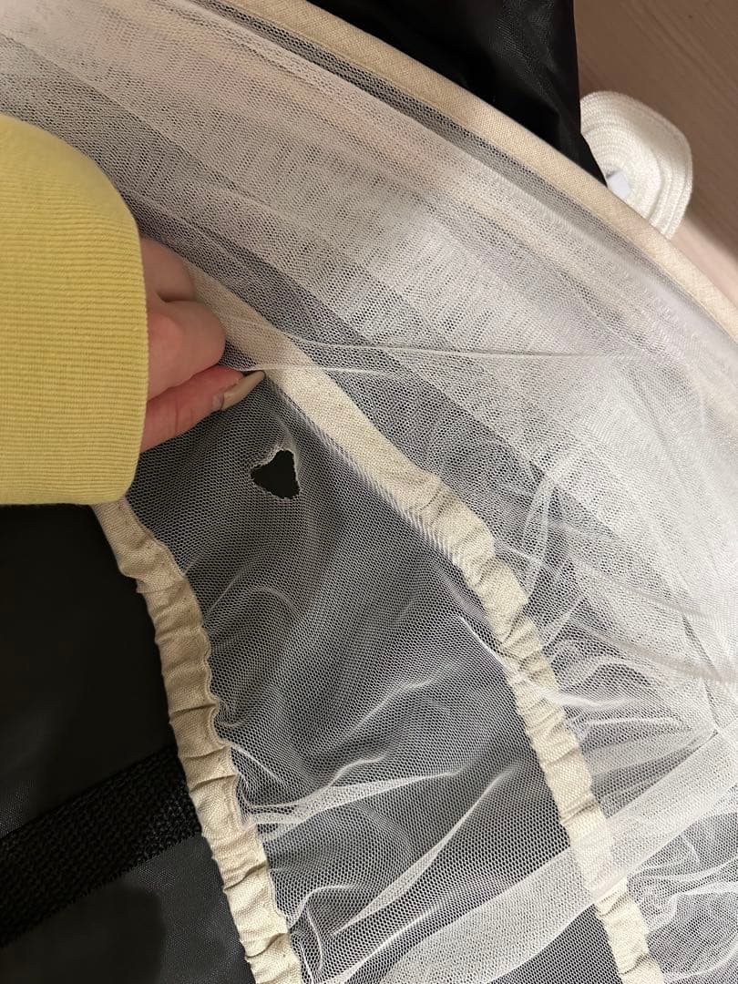 HZDMJベビーベッド(ベージュ)