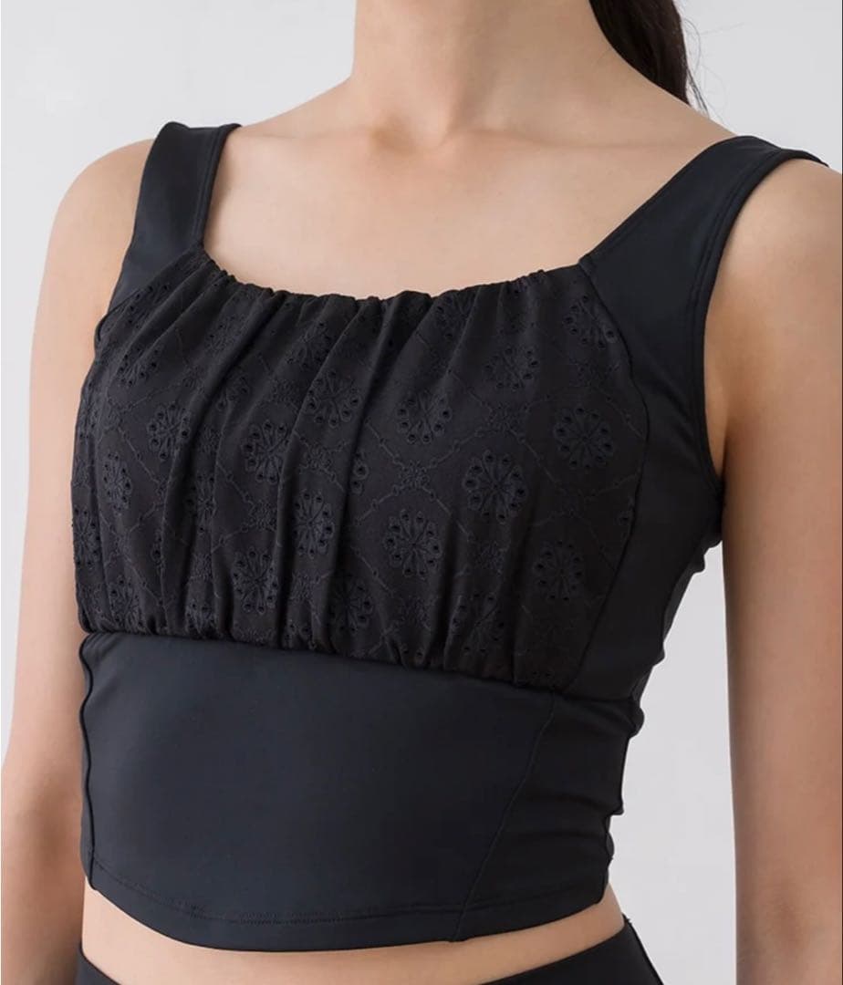 【SUKALA 】フラワーレースブラトップ　M size