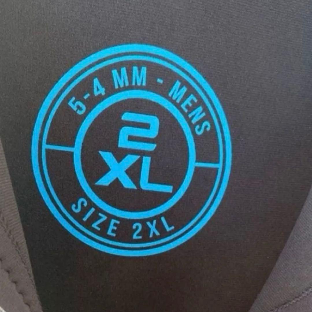 新品格安/オーシャンアースウエットスーツフルスーツ　5/4 ビッグサイズ2XL