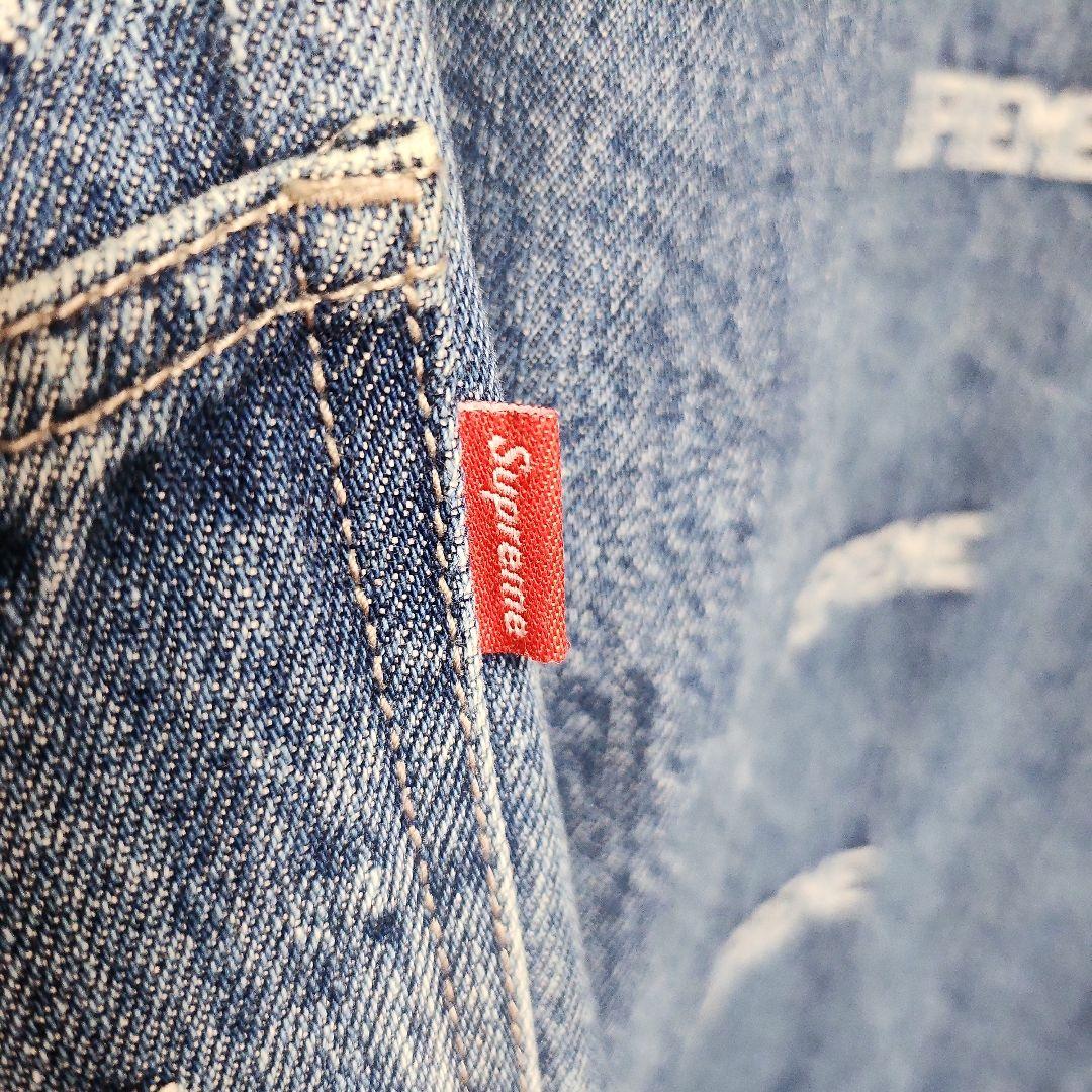 ❕週末セール❕Supreme　Logo　Denim Jacket