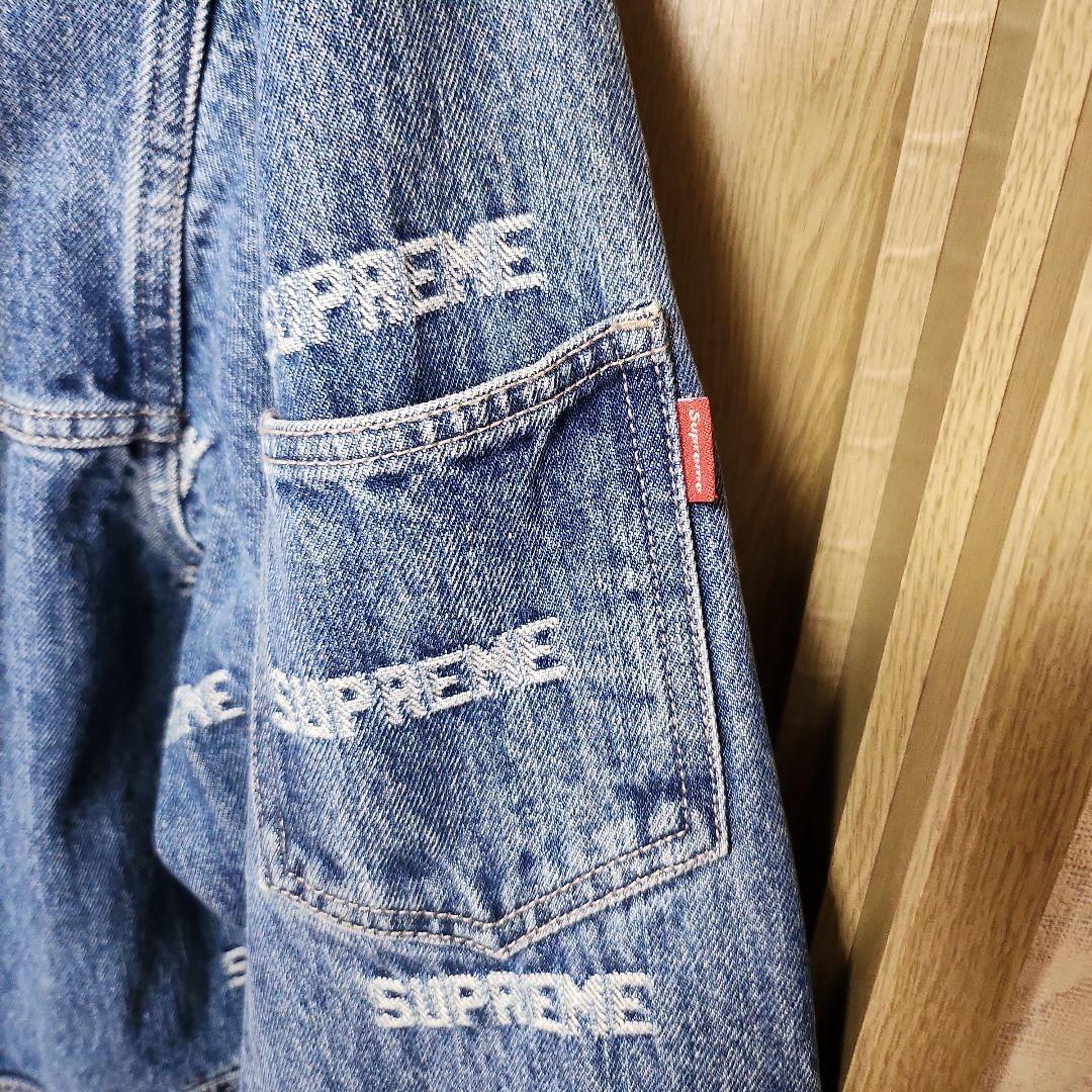 ❕週末セール❕Supreme　Logo　Denim Jacket