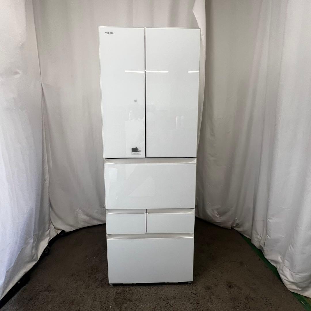 121 東芝　冷蔵庫　大型　500ℓ級　フレンチドア　白　中古　設置無料　安い