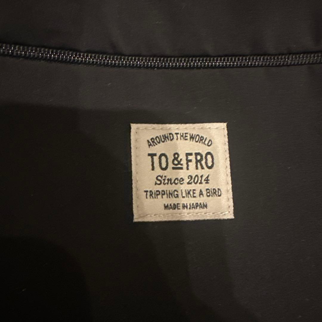 【新品タグ付き】TO&FRO リュック　ブラック