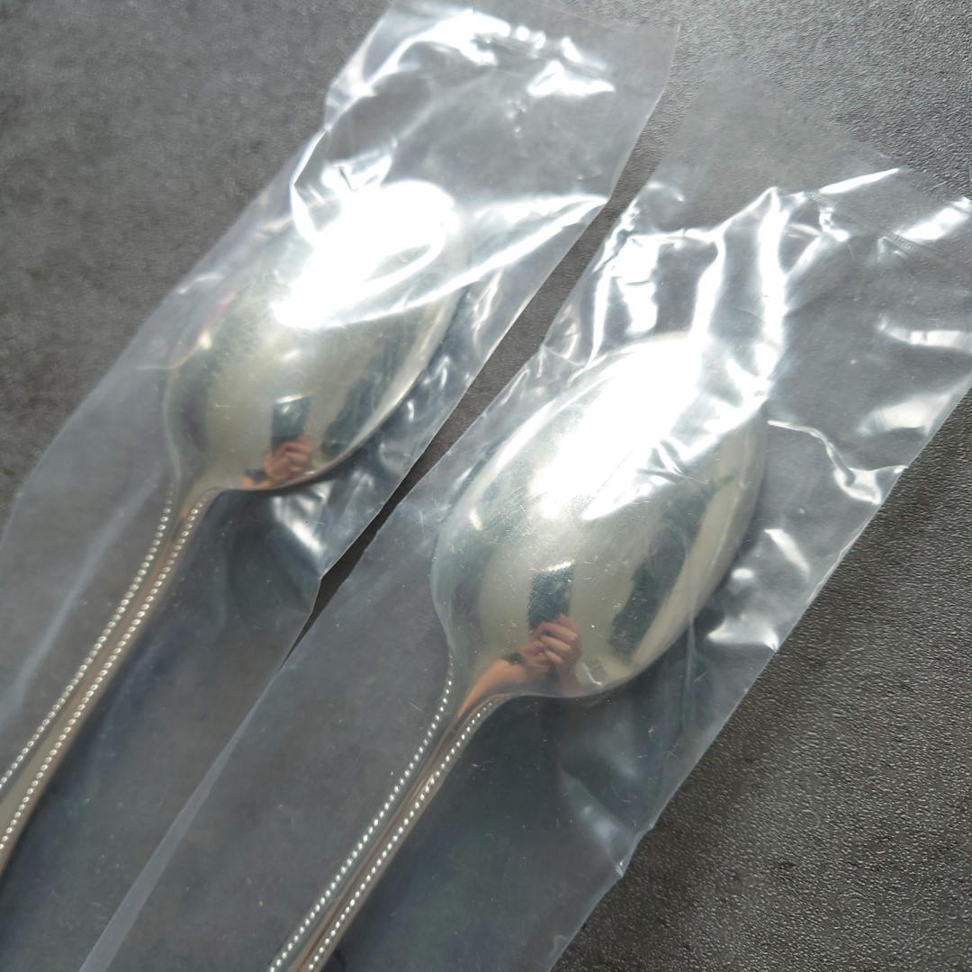 クリストフル パール 未開封 スタンダードスプーン 2点