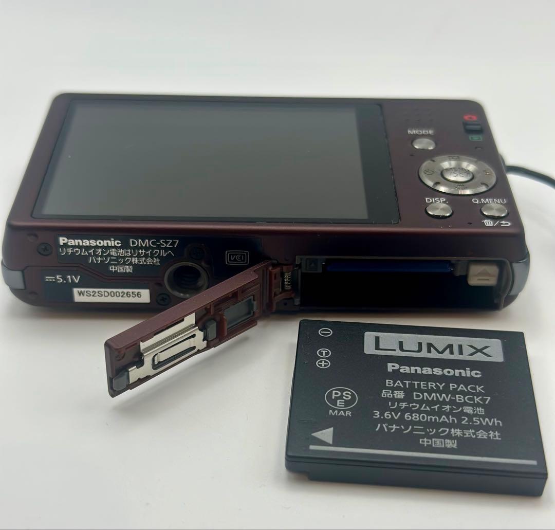 Panasonic DMC-SZ7 コンパクトデジタルカメラ【動作確認済】