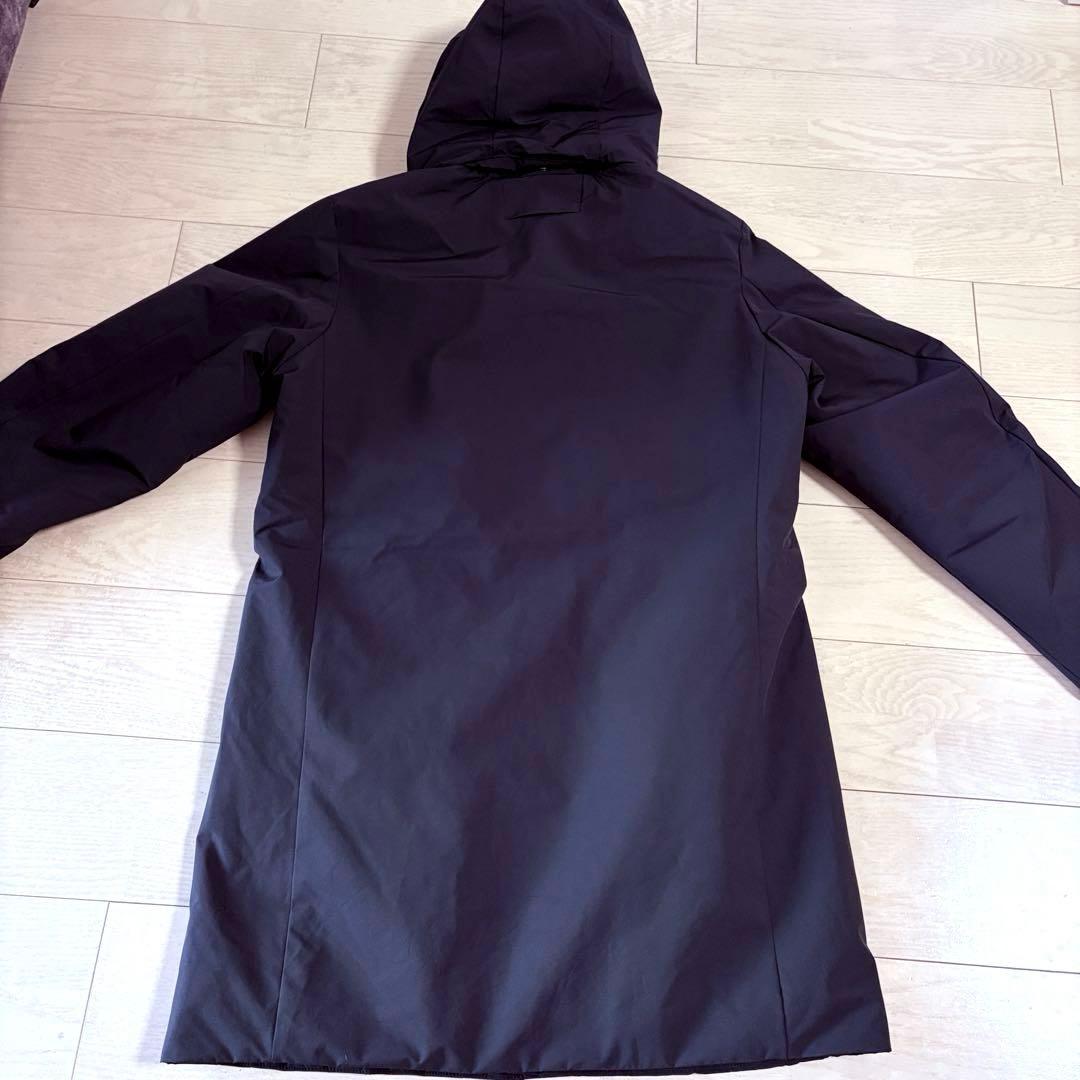 【2025年12月購入】極美品 ユニクロ ハイブリッドダウンコート ネイビー M