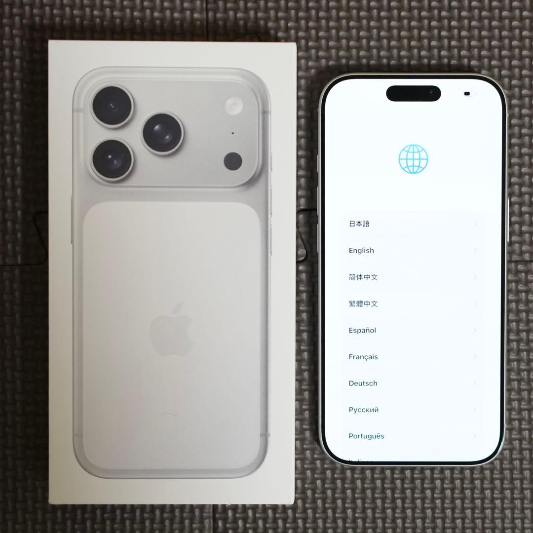 【残債無】iPhone 17 Pro 256GB 国内アップルストア購入品