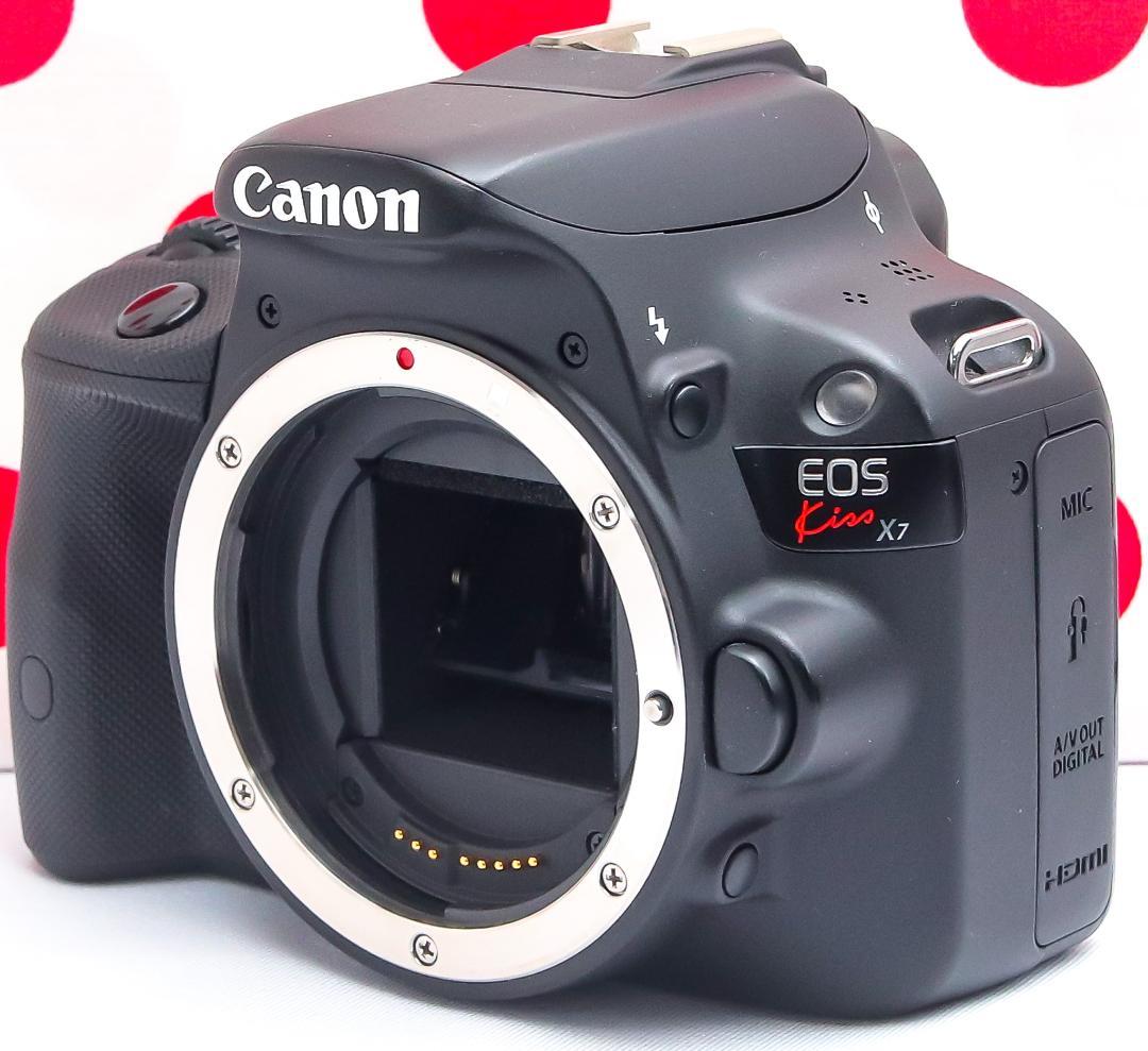 美品 Canon kiss x7❤高性能レンズ❤スマホに転送♪❤超軽量・高性能！