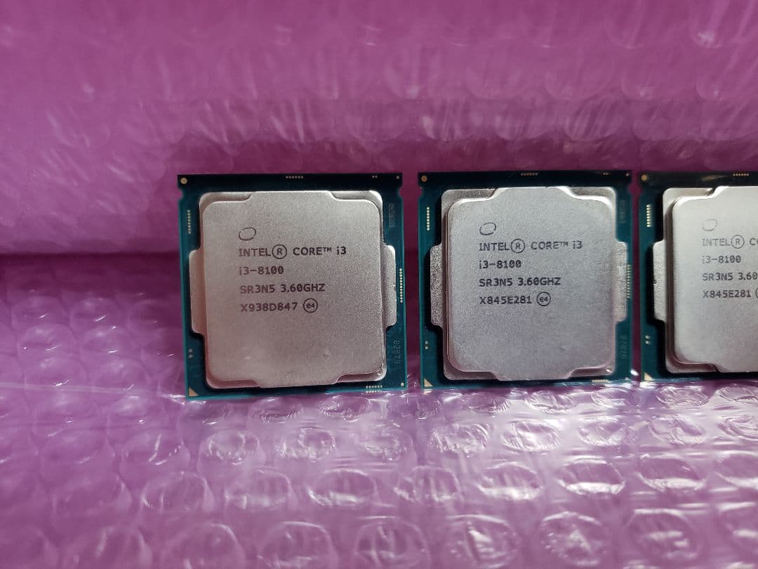 第8世代CPU Corei3-8100×5 Windows起動確認済＃150