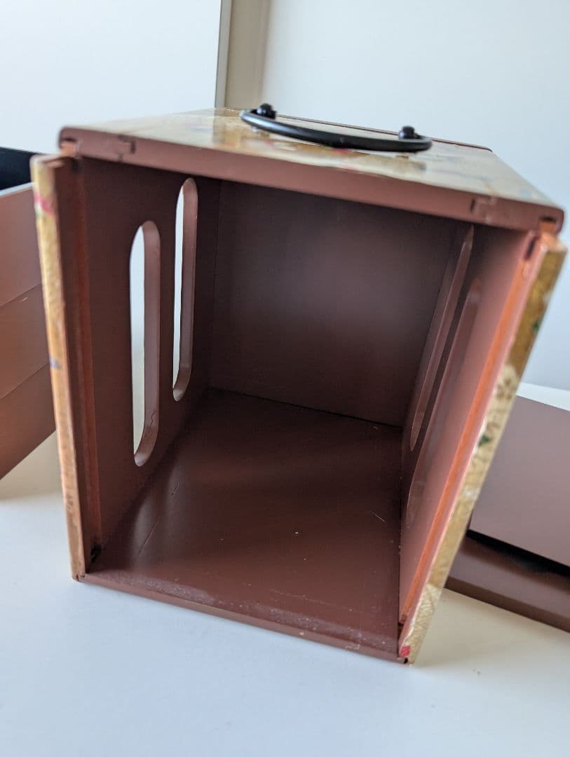 【レア】遊山箱　蝶々　絵入り