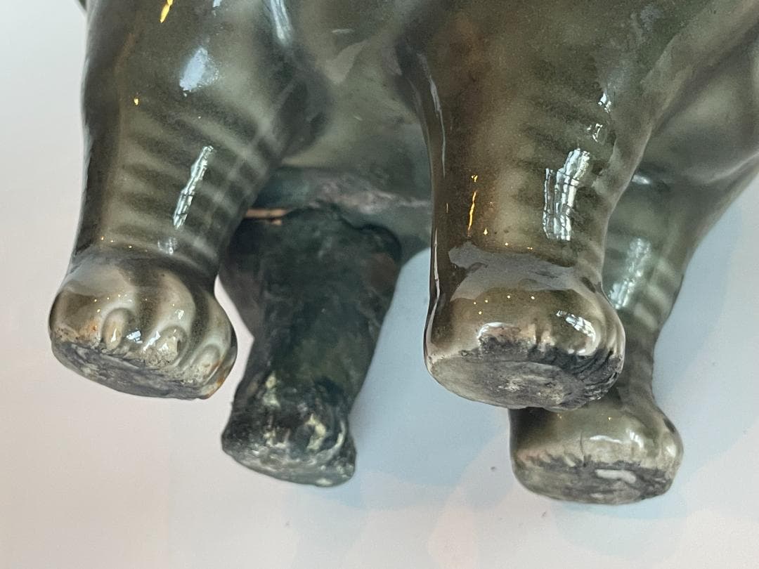 希少 三田青磁 獅子 香炉 江戸時代後期 1800年代 兵庫陶芸美術館所蔵