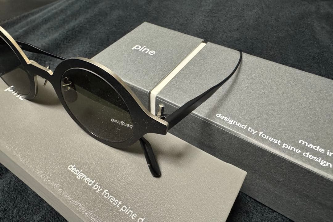 新品同様 pine 1041 パイン サングラス メガネ 日本製眼鏡